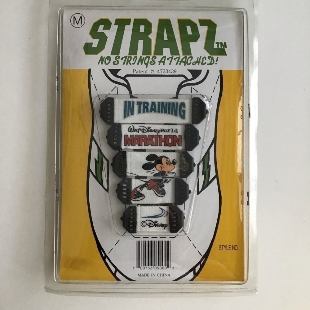 LAST 1! Disney Marathon Shoelaces Strapz No String SET OF 10 ADULT Medium NEW - Picture 6 of 12